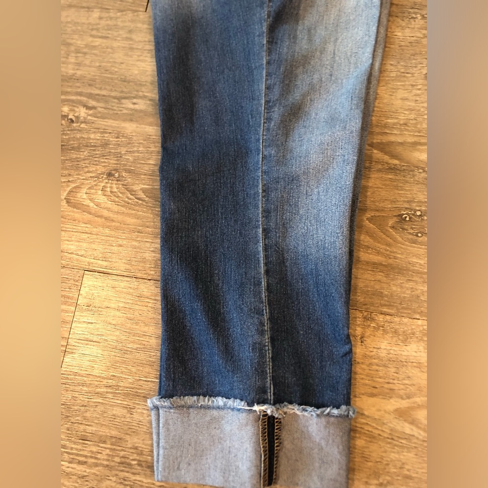 Jennifer Lopez Dark Blue capris Straight Leg Jeans - Picture 11 of 13